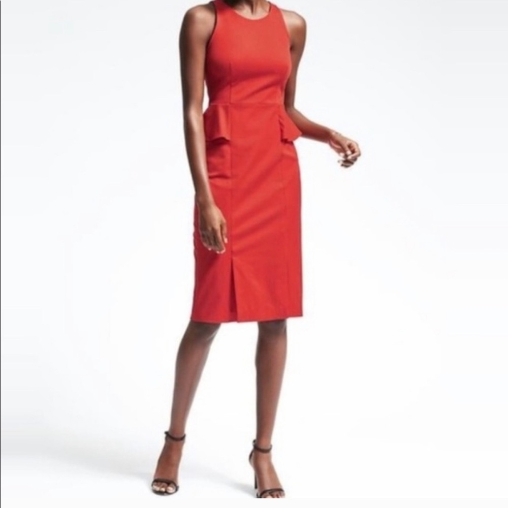 Banana Republic Sloan Peplum Dress